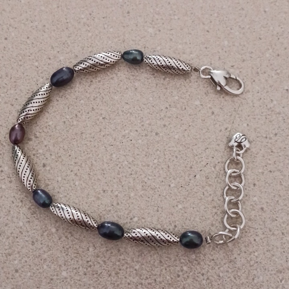 Brighton Dream Pearl Silver Tone Bracelet
